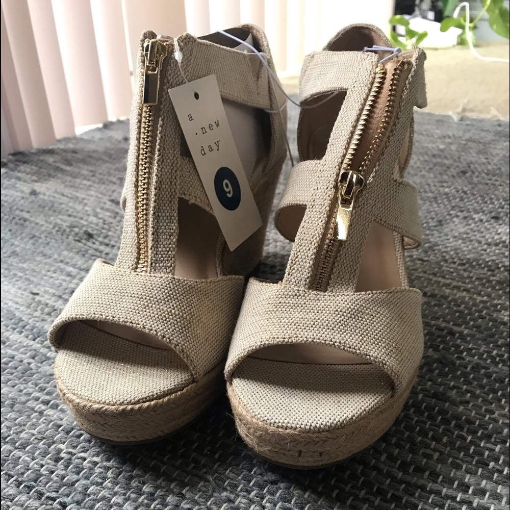 Targets Brand a new day Wedge Shoes